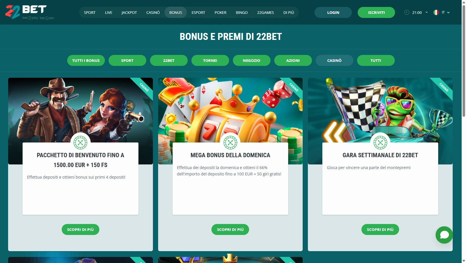 22bet promo casino